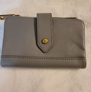 Fossil Lainie multifunction gray leather wallet